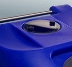 View lid: Quick check for foaming and easy access to cutout filter for cleaning.